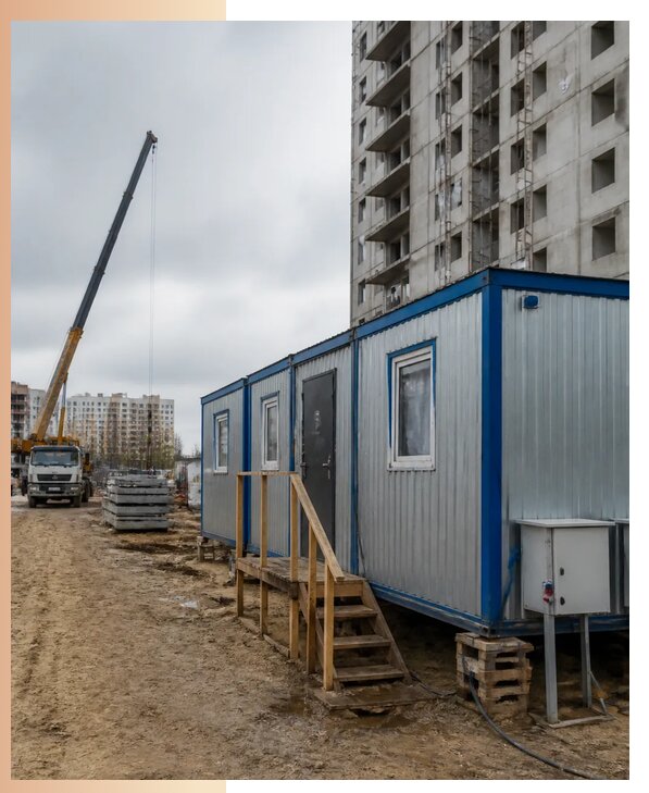 Аренда строительных вагончиков для рабочих в Азнакаеве
